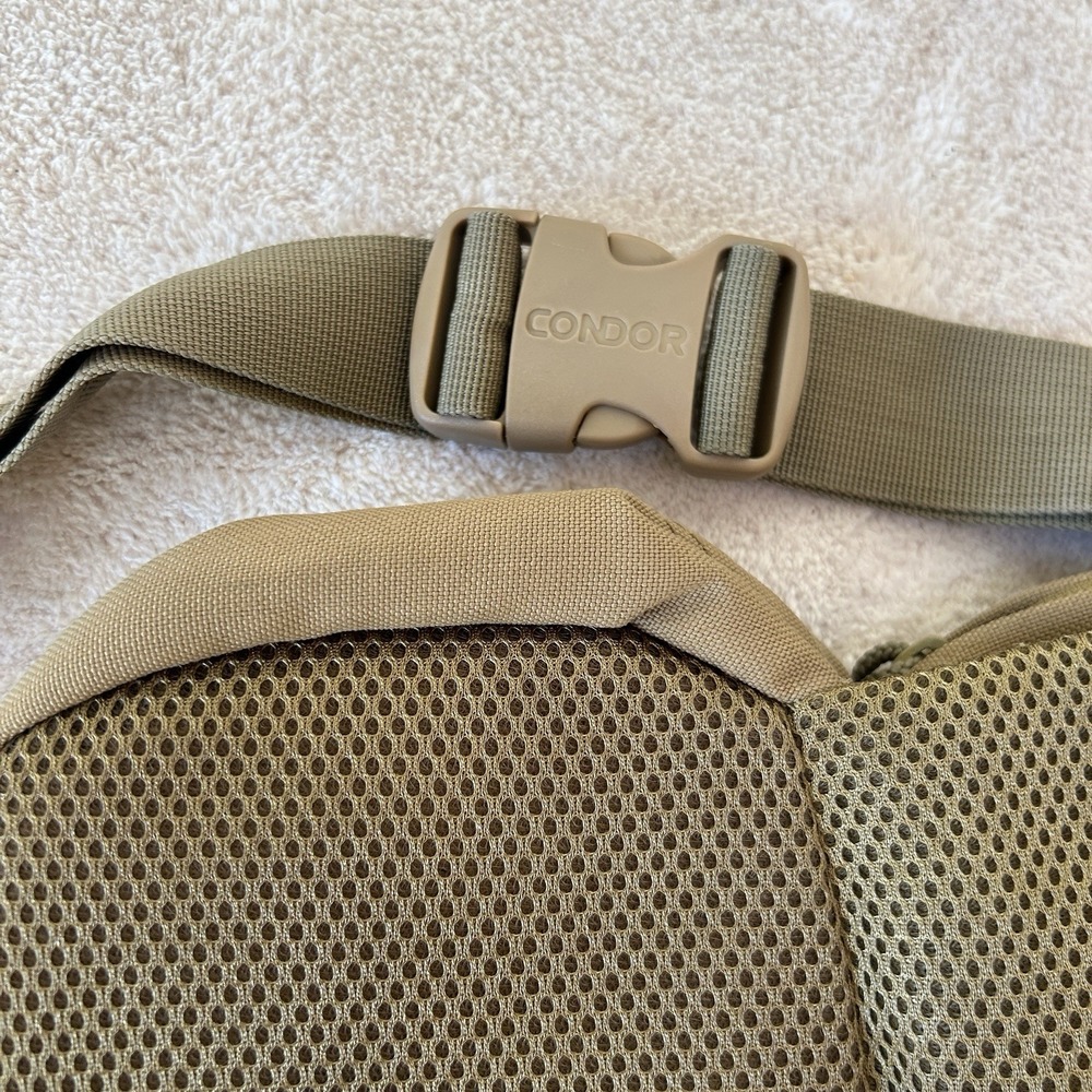 Condor‎ Tactical Fanny Bag Hook Loop Adjustable Waist Pack Brown/Tan EUC - Picture 2 of 6